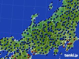 2023年07月08日の北陸地方のアメダス(日照時間)