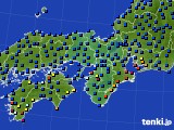 2023年07月08日の近畿地方のアメダス(日照時間)