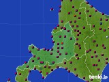 道央のアメダス実況(日照時間)(2023年07月08日)