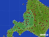 道央のアメダス実況(気温)(2023年07月08日)