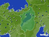 滋賀県のアメダス実況(降水量)(2023年07月09日)
