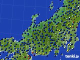 2023年07月09日の北陸地方のアメダス(日照時間)