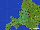道央のアメダス実況(気温)(2023年07月09日)