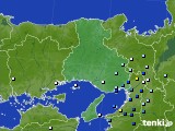 2023年07月10日の兵庫県のアメダス(降水量)