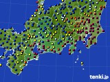 東海地方のアメダス実況(日照時間)(2023年07月10日)