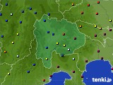 山梨県のアメダス実況(日照時間)(2023年07月10日)