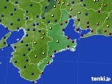 三重県のアメダス実況(日照時間)(2023年07月10日)