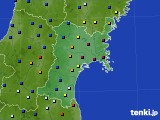 宮城県のアメダス実況(日照時間)(2023年07月10日)