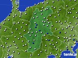長野県のアメダス実況(風向・風速)(2023年07月10日)
