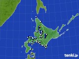 北海道地方のアメダス実況(降水量)(2023年07月11日)