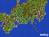 東海地方のアメダス実況(気温)(2023年07月11日)