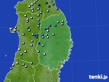 岩手県のアメダス実況(降水量)(2023年07月12日)