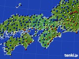 近畿地方のアメダス実況(日照時間)(2023年07月12日)