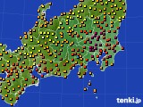 2023年07月12日の関東・甲信地方のアメダス(気温)