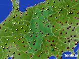 長野県のアメダス実況(気温)(2023年07月12日)