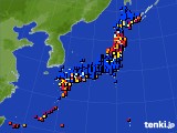 2023年07月13日のアメダス(日照時間)