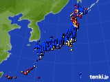 2023年07月14日のアメダス(日照時間)