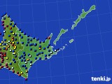 道東のアメダス実況(日照時間)(2023年07月14日)