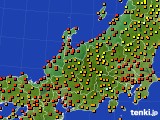 北陸地方のアメダス実況(気温)(2023年07月15日)