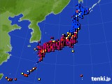 2023年07月16日のアメダス(日照時間)