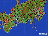 東海地方のアメダス実況(気温)(2023年07月16日)