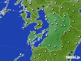2023年07月16日の熊本県のアメダス(風向・風速)