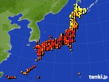 アメダス実況(気温)(2023年07月17日)