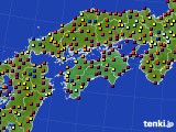 2023年07月18日の四国地方のアメダス(日照時間)