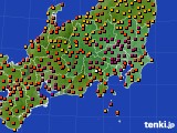 2023年07月18日の関東・甲信地方のアメダス(気温)