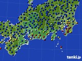 東海地方のアメダス実況(日照時間)(2023年07月19日)