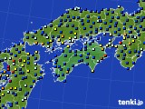 2023年07月19日の四国地方のアメダス(日照時間)