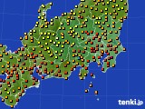 2023年07月19日の関東・甲信地方のアメダス(気温)