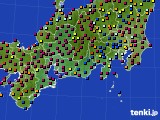 東海地方のアメダス実況(日照時間)(2023年07月20日)