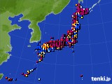 2023年07月20日のアメダス(日照時間)