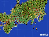 2023年07月20日の東海地方のアメダス(気温)