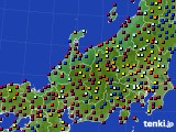 2023年07月21日の北陸地方のアメダス(日照時間)