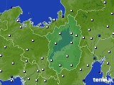 滋賀県のアメダス実況(風向・風速)(2023年07月21日)
