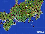 東海地方のアメダス実況(日照時間)(2023年07月22日)