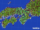 2023年07月22日の近畿地方のアメダス(日照時間)