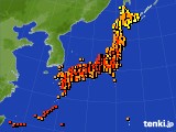 アメダス実況(気温)(2023年07月22日)