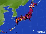 2023年07月23日のアメダス(日照時間)