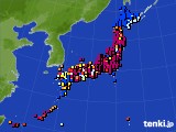 2023年07月24日のアメダス(日照時間)