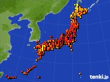 アメダス実況(気温)(2023年07月25日)