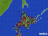北海道地方のアメダス実況(日照時間)(2023年07月26日)