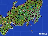 2023年07月26日の関東・甲信地方のアメダス(日照時間)