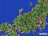 2023年07月27日の北陸地方のアメダス(日照時間)