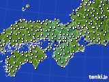 近畿地方のアメダス実況(風向・風速)(2023年07月27日)