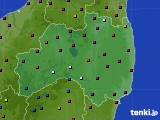 福島県のアメダス実況(日照時間)(2023年07月28日)