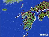 九州地方のアメダス実況(日照時間)(2023年07月29日)