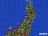 東北地方のアメダス実況(日照時間)(2023年07月30日)
